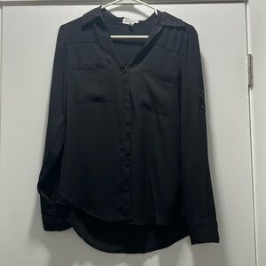 Express Women’s Black Portofino Shirt - (Size S)